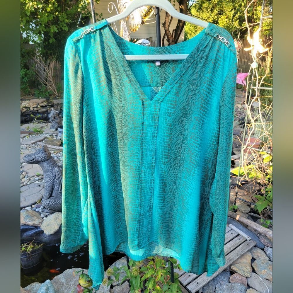 Snake Print Blouse
